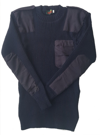 Navy cheap commando sweater