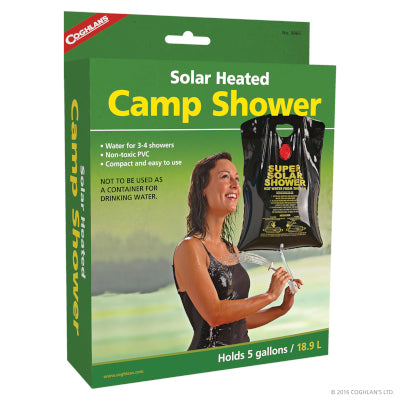 Solar Heated Camp Shower