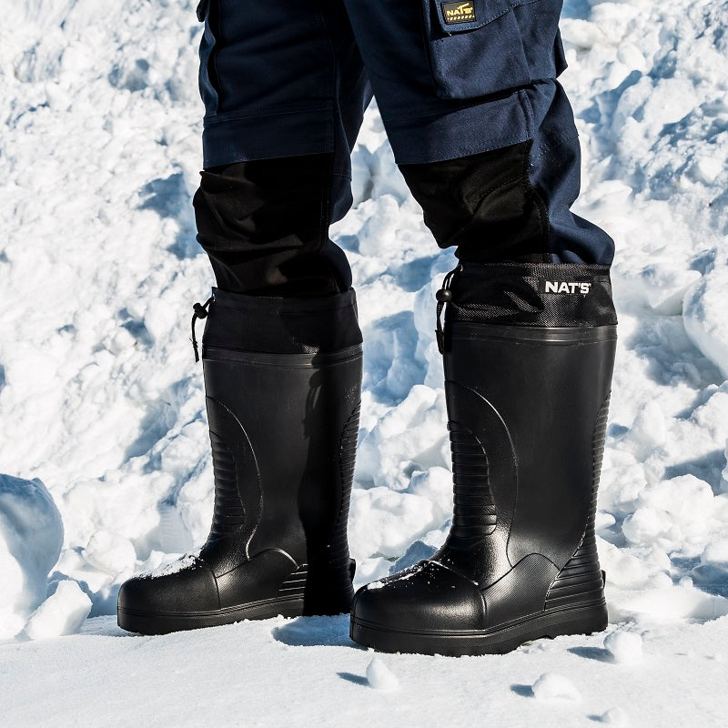 (AVAILABLE IN STORE ONLY) | Nat's EVA Insulated Rain Boots with Rigid Tip | -50
