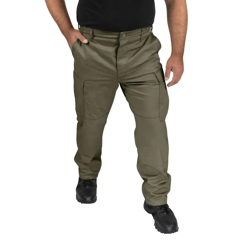 Propper BDU Trouser Button Fly - 60/40 Twill in Olive Drab – Quinn 