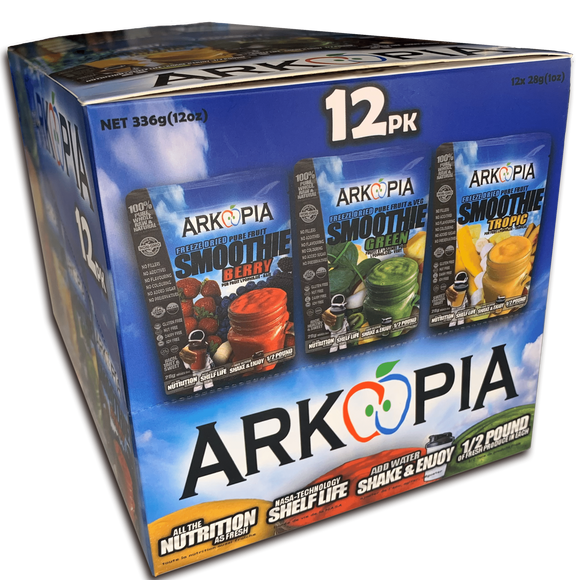 Arkopia Smoothie, Variety Pack of 12