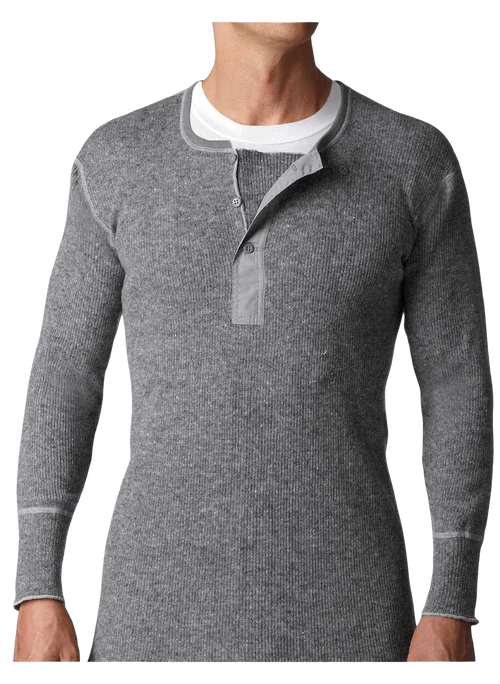 Stanfield's Heavy Weight Wool Henley