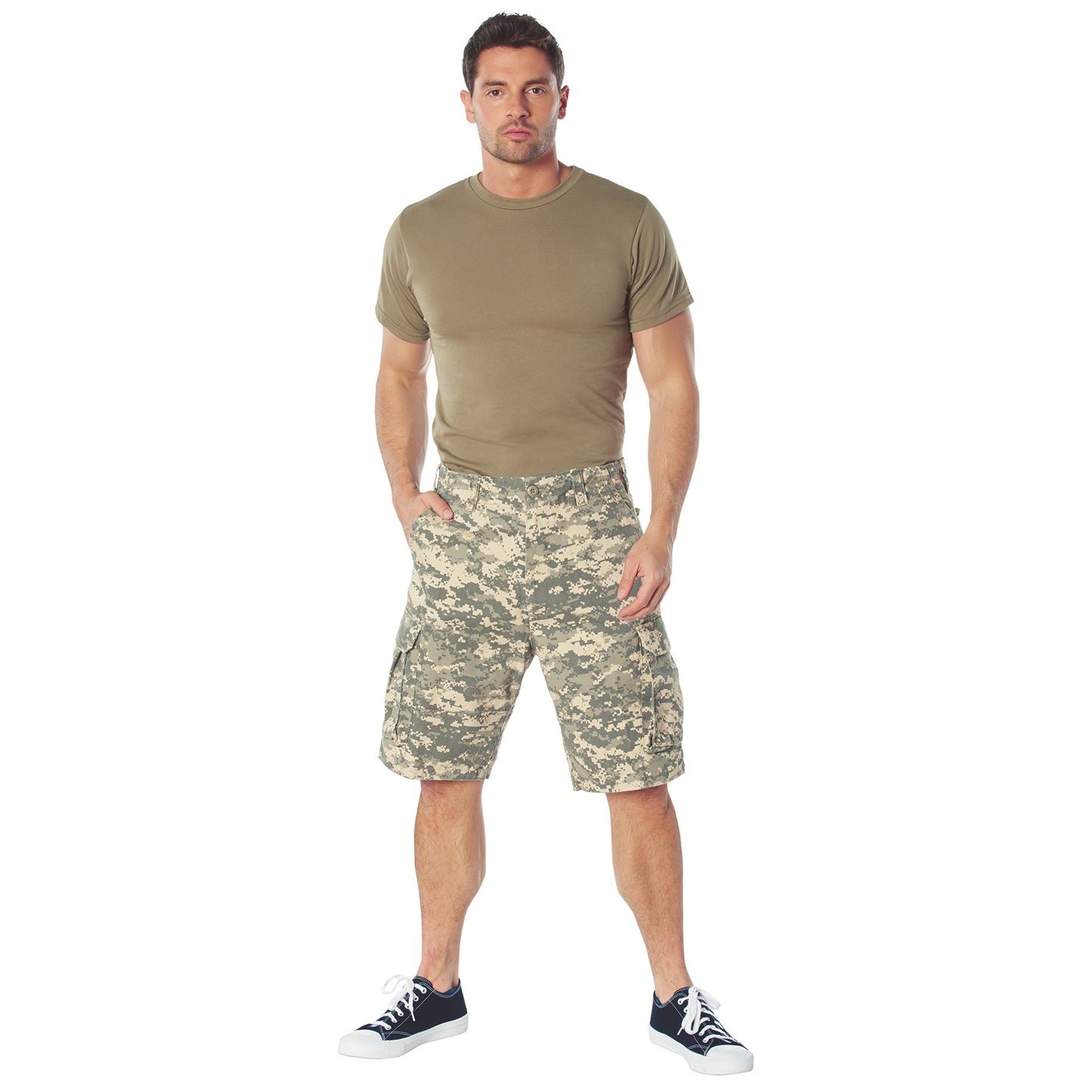 Rothco Vintage Camo Paratrooper Cargo Shorts