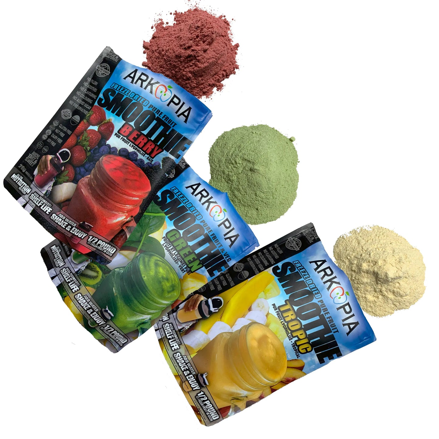 Arkopia Smoothie, Variety Pack of 12