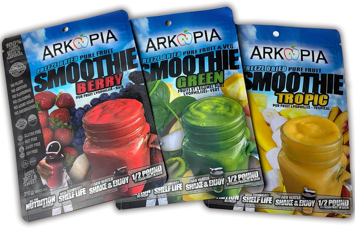 Arkopia Arkopia Freeze Dried Pure Fruit & Veggie Smoothie – Quinn The Eskimo