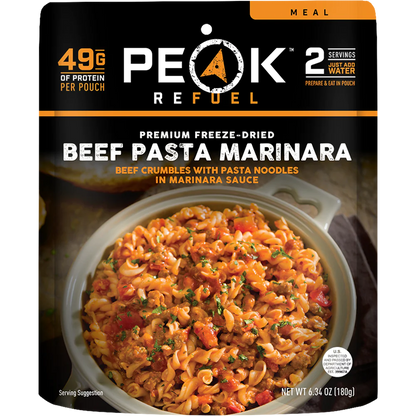 Peak Refuel Beef Pasta Marinara