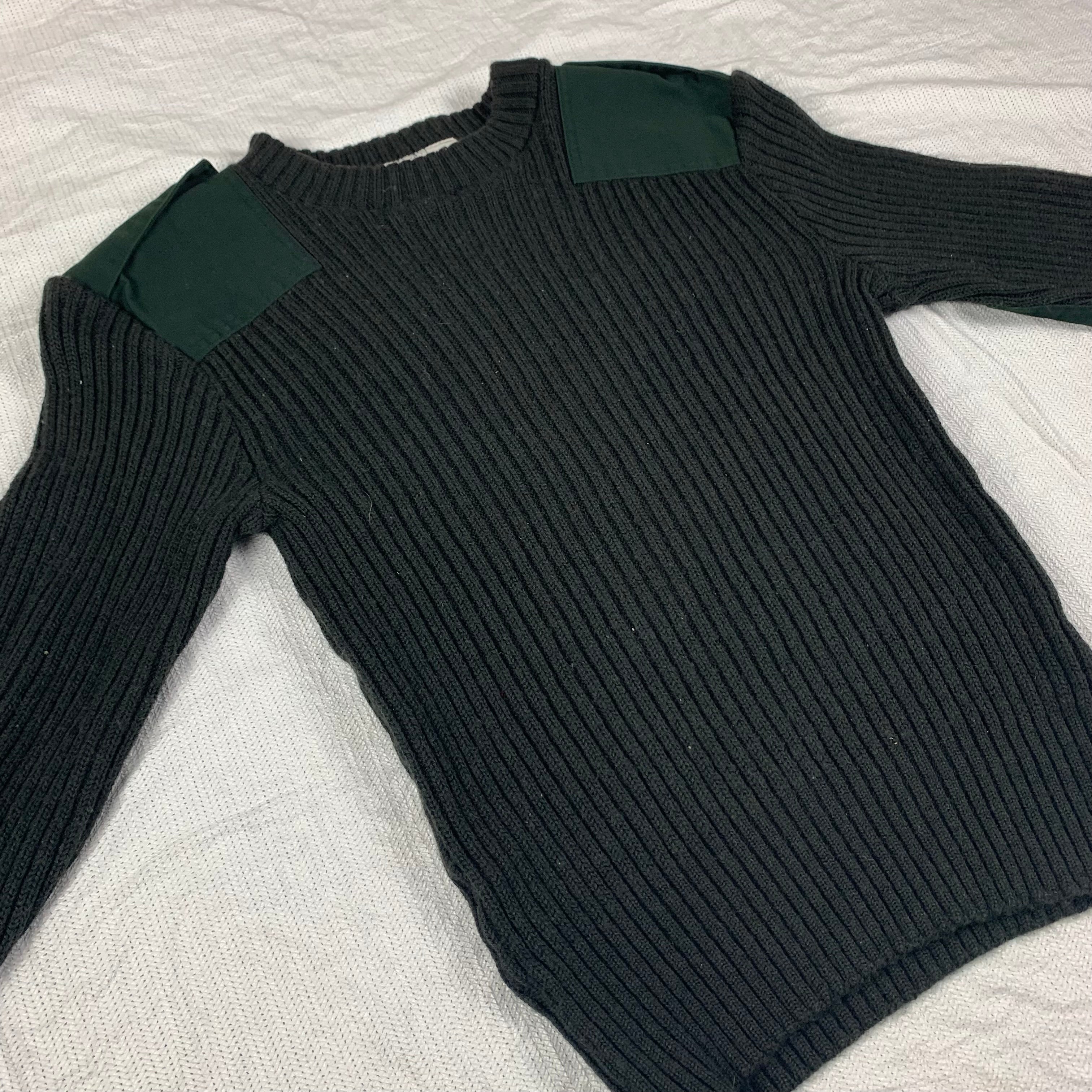 Military sweater black best sale