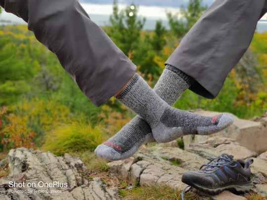 J.B. Field's "Hiker GX" 74% Merino Wool Hiking Crew Sock