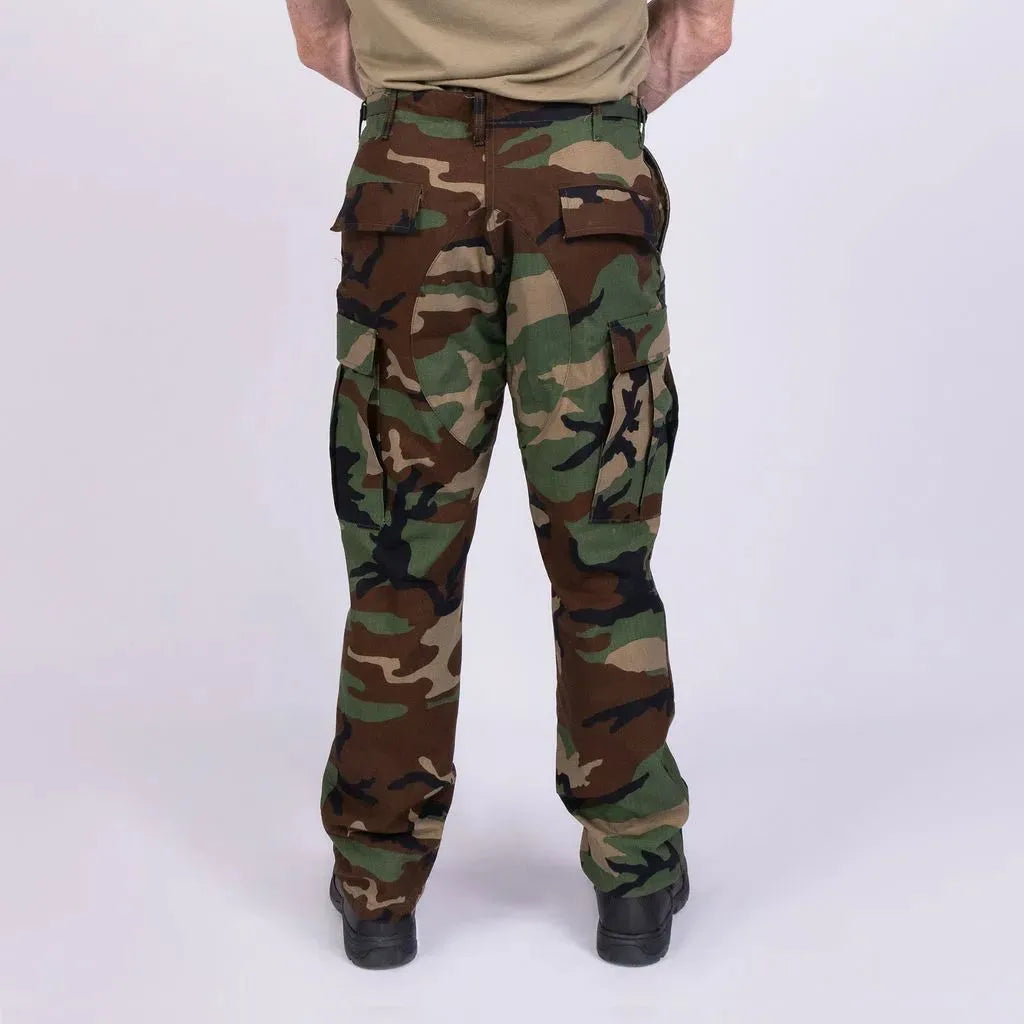 Propper BDU Trouser Button Fly - 60/40 Twill in Woodland Camouflage