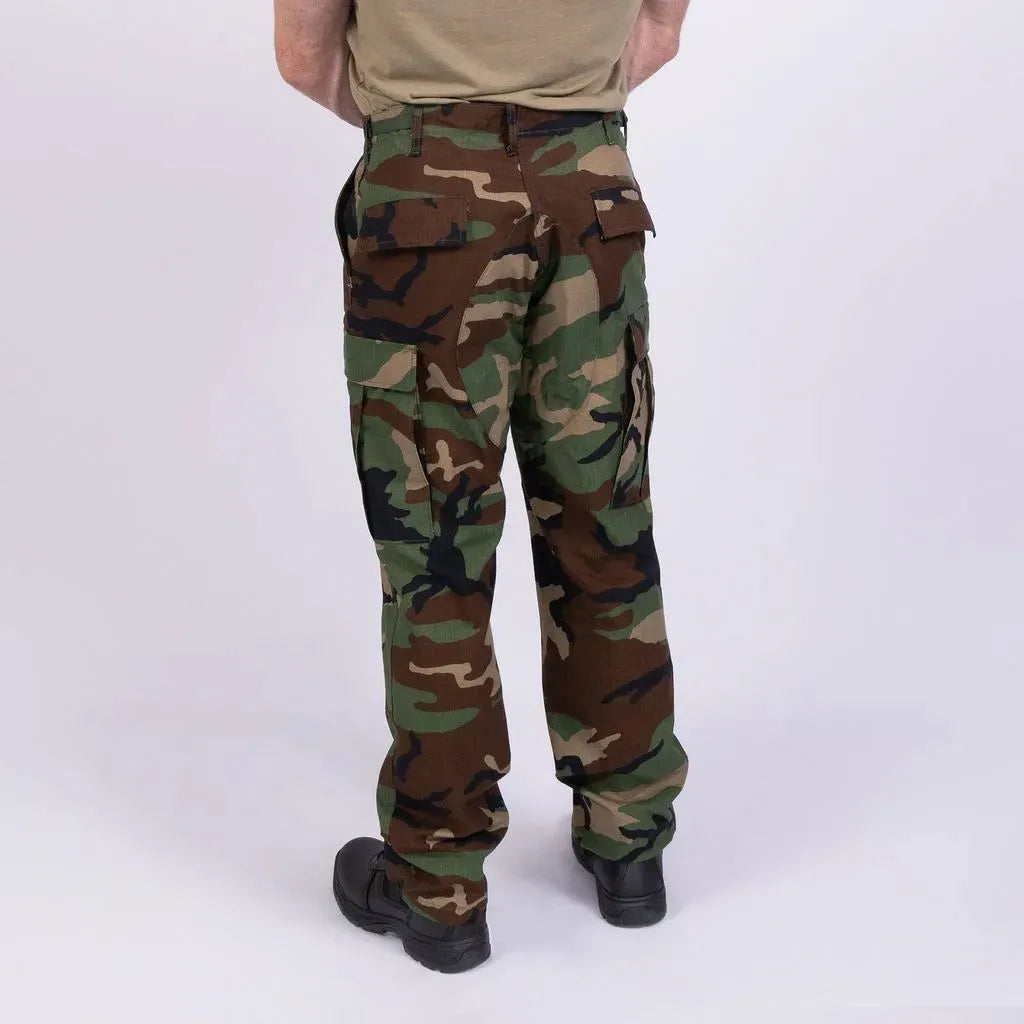 Propper BDU Trouser Button Fly - 60/40 Twill in Woodland Camouflage