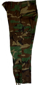 US Military Issue Woodland Camo BDU Pants