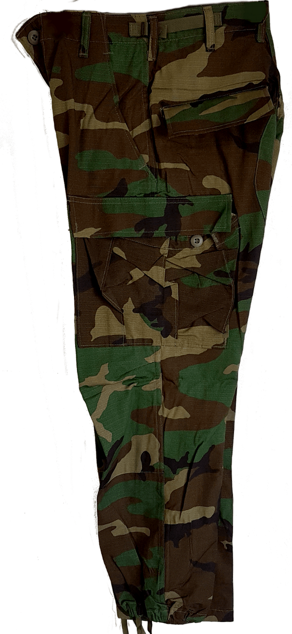 Military camo top cargo pants